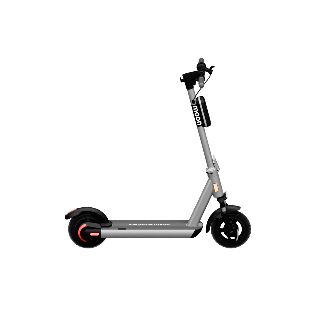 Moon Scooter Silver - Side Profile